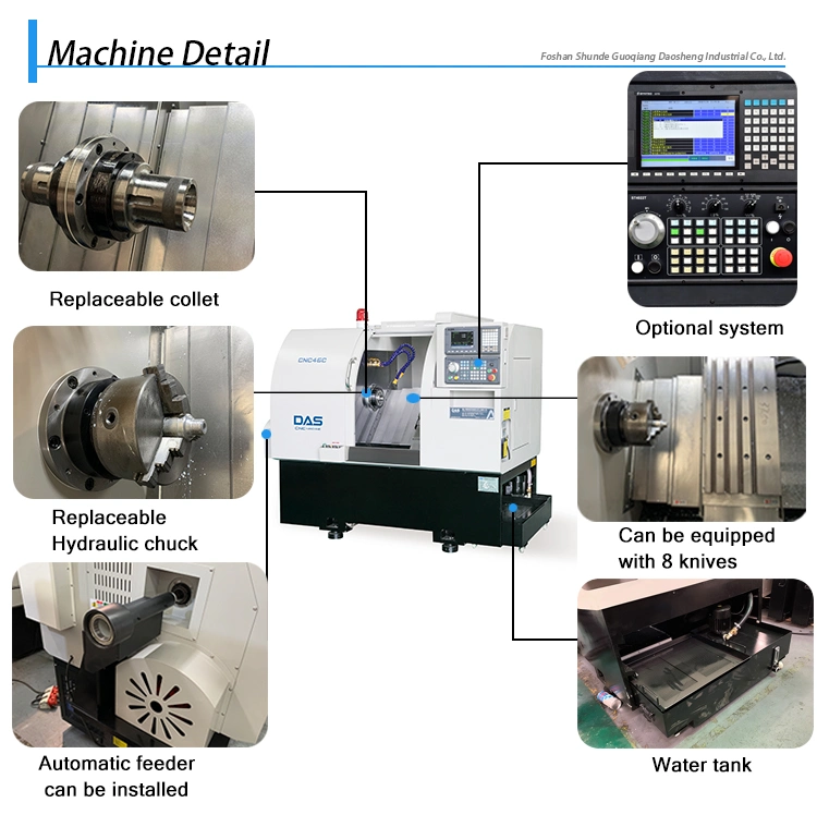 Ds-5y Energy Saving Y Axis Aotumatic CNC Lathe with NSK/NTN Bearing for Processing Part